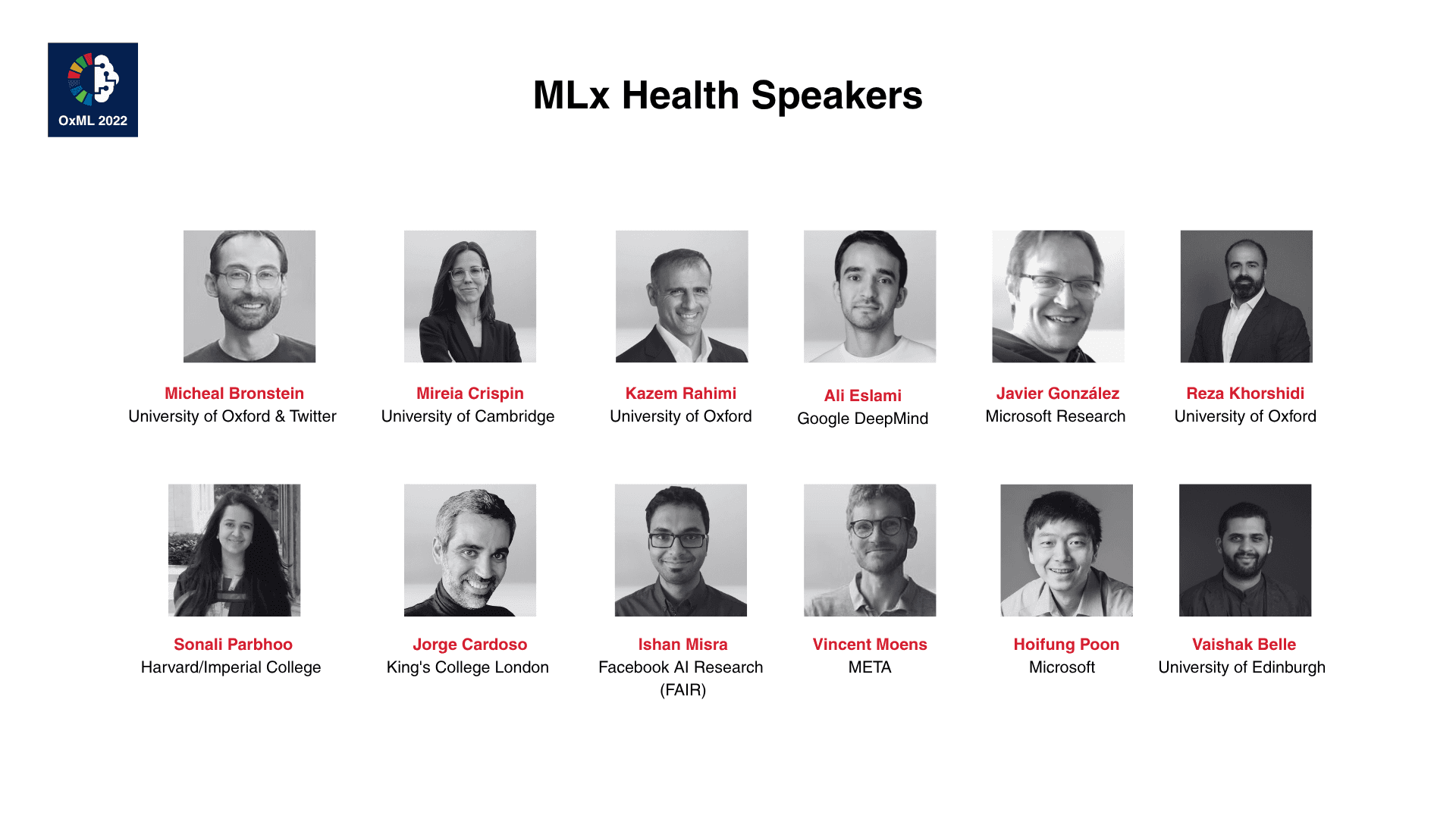 MLx Health speakers