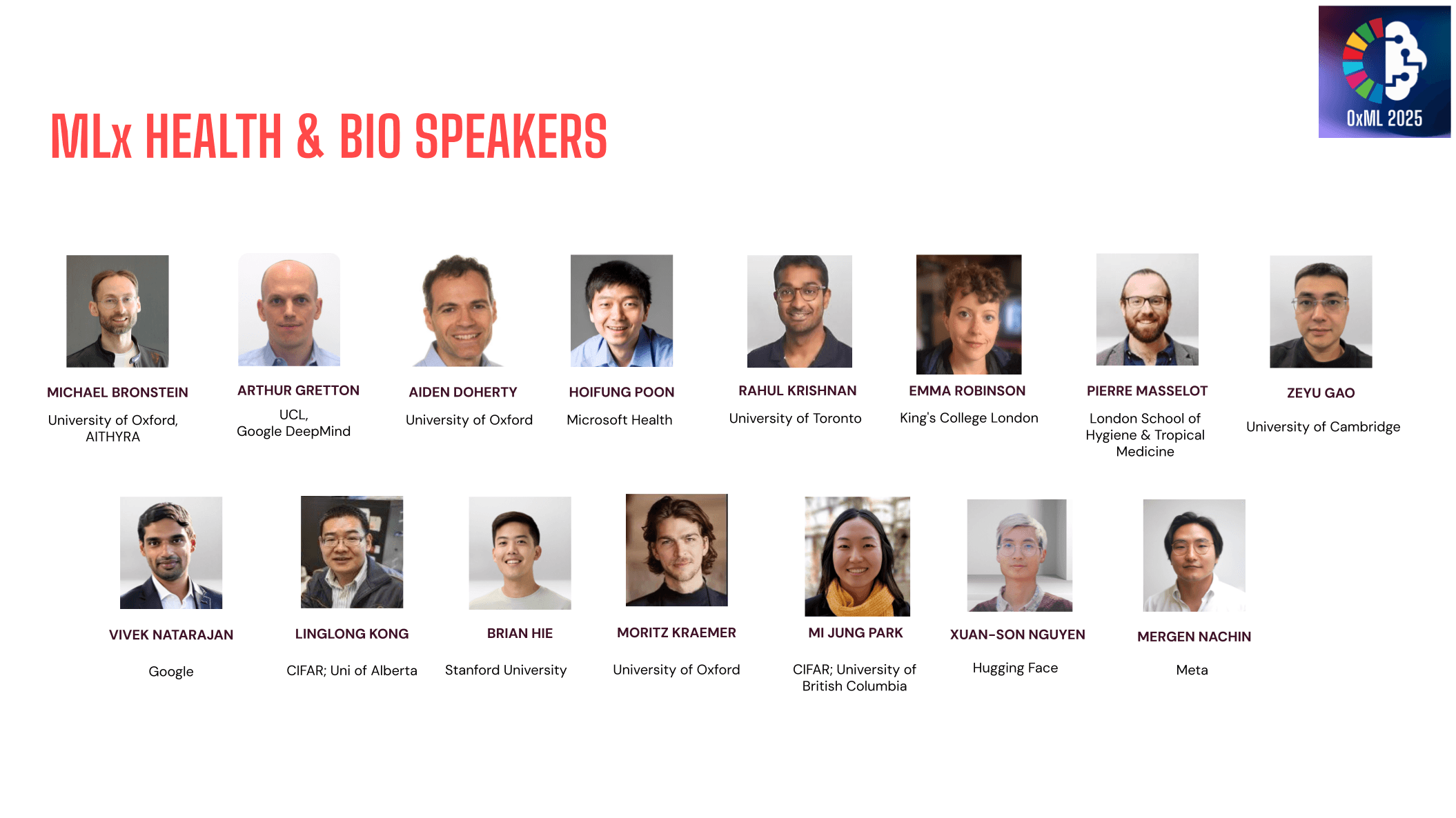 MLx Health & Bio speakers